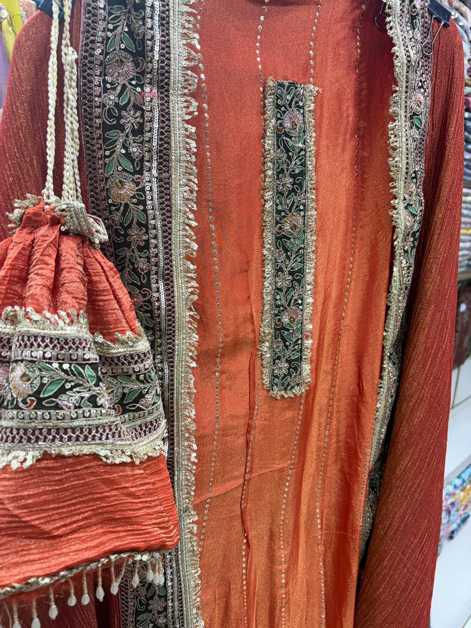 Shimmer Silk Rajwada Embroidery New Edition - Potli Suits