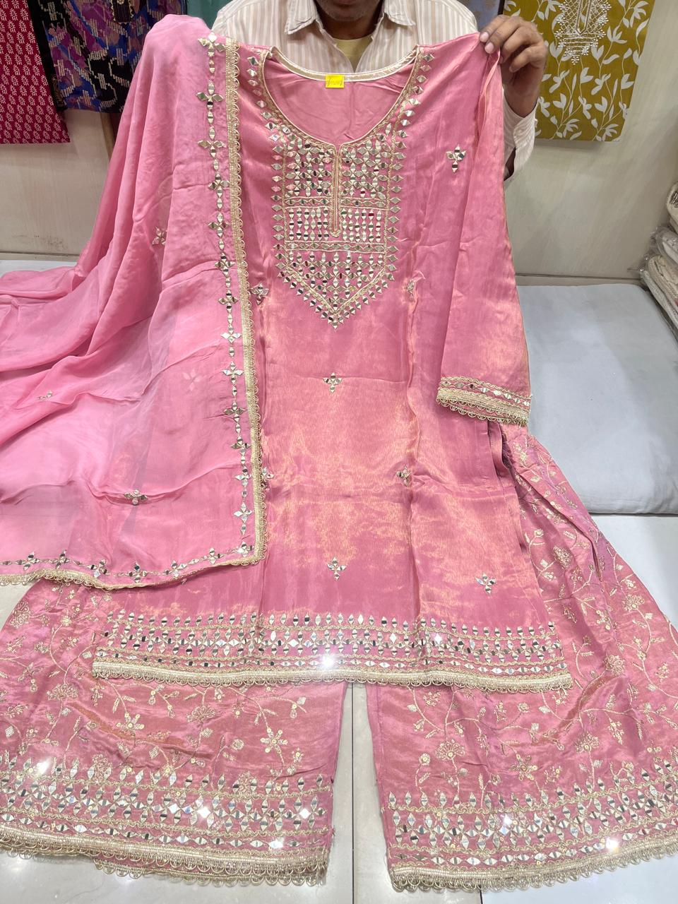 MIRROR SHARARA SUIT
