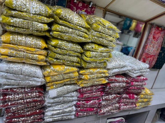 Georgette Unstitched Gotta patti suits