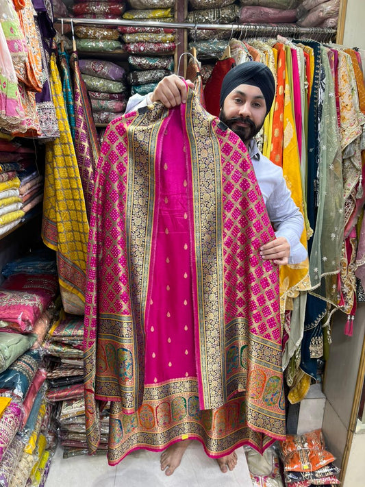 Pure Silk Position Print Bottom Work