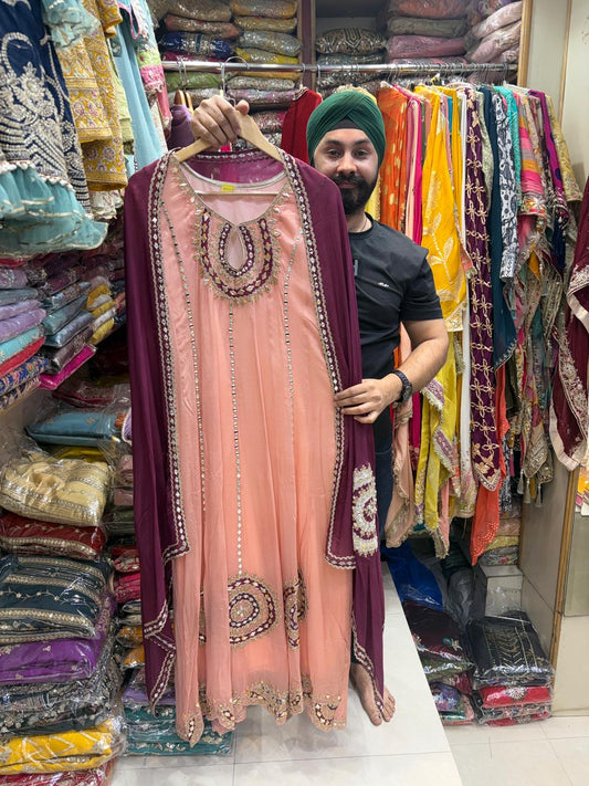 Eid Special Chinnon Anarkali