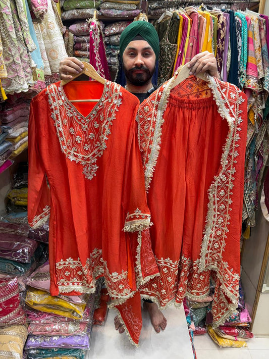Vibrant Colors Gota Sharara