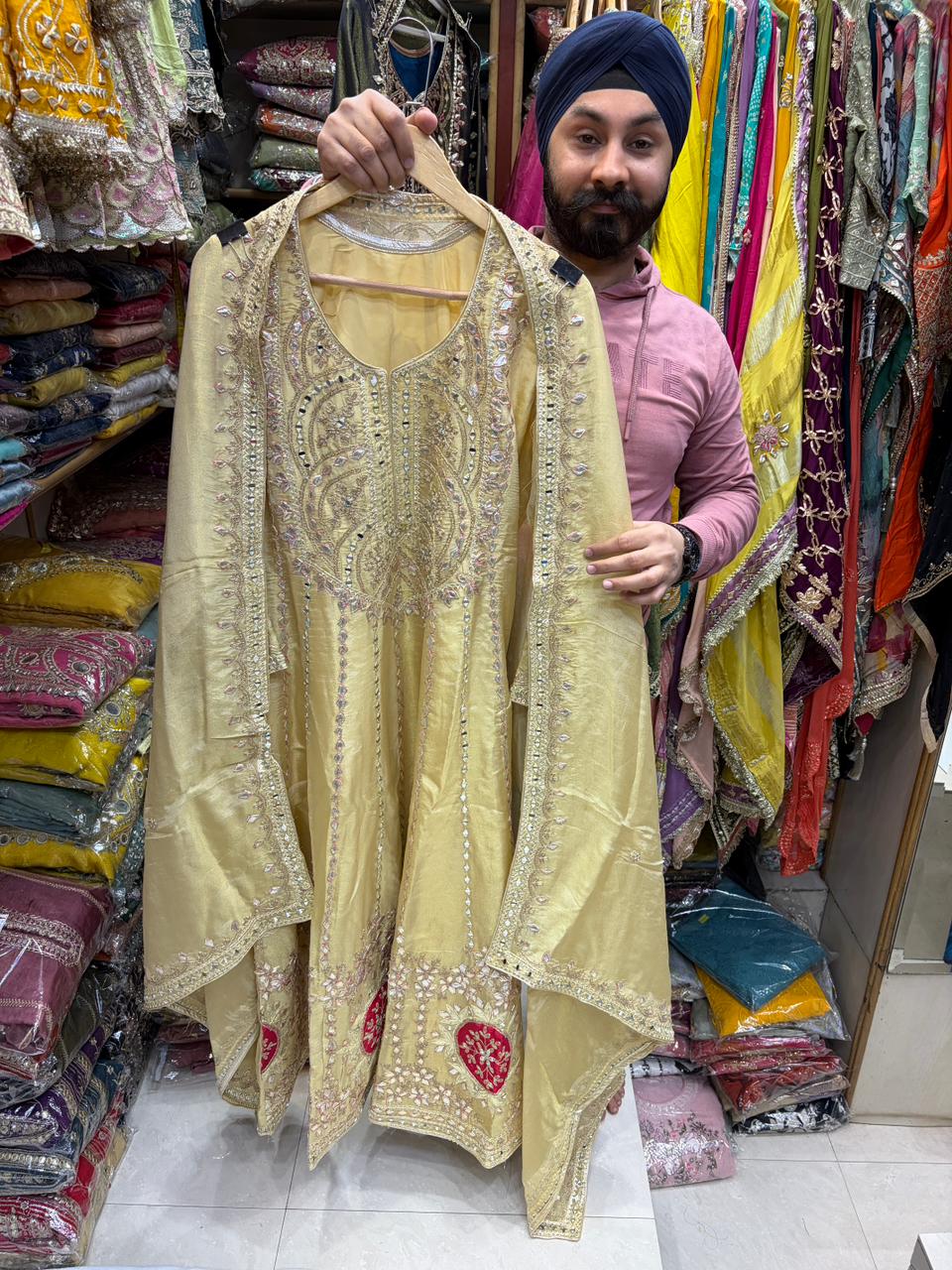 Most Loved Shimmer Gotta Anarkali