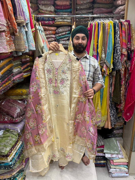 Summer Vibes Gotta & Mirror work Delight Suits