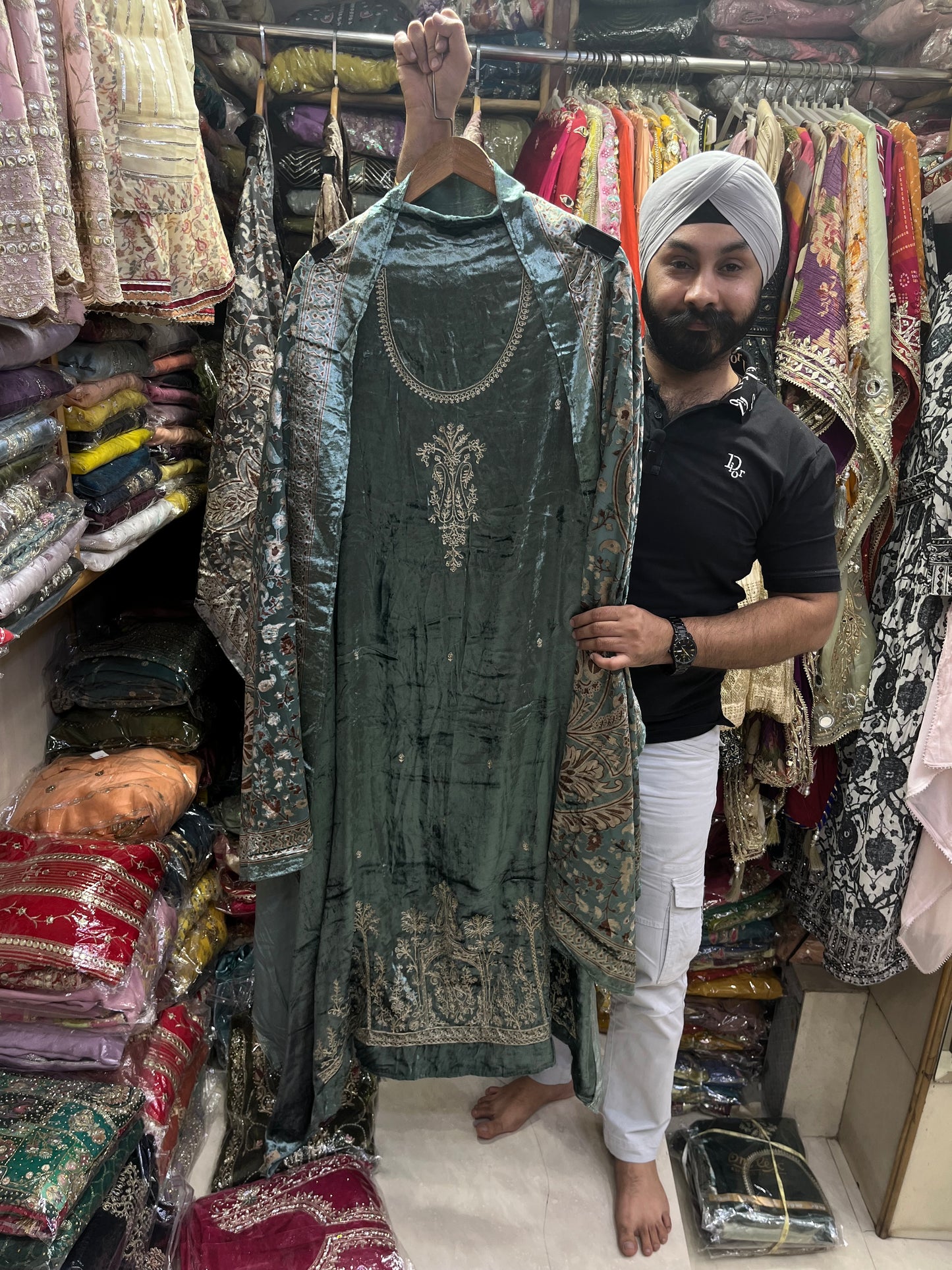 Pallachi Dupatta Velvet