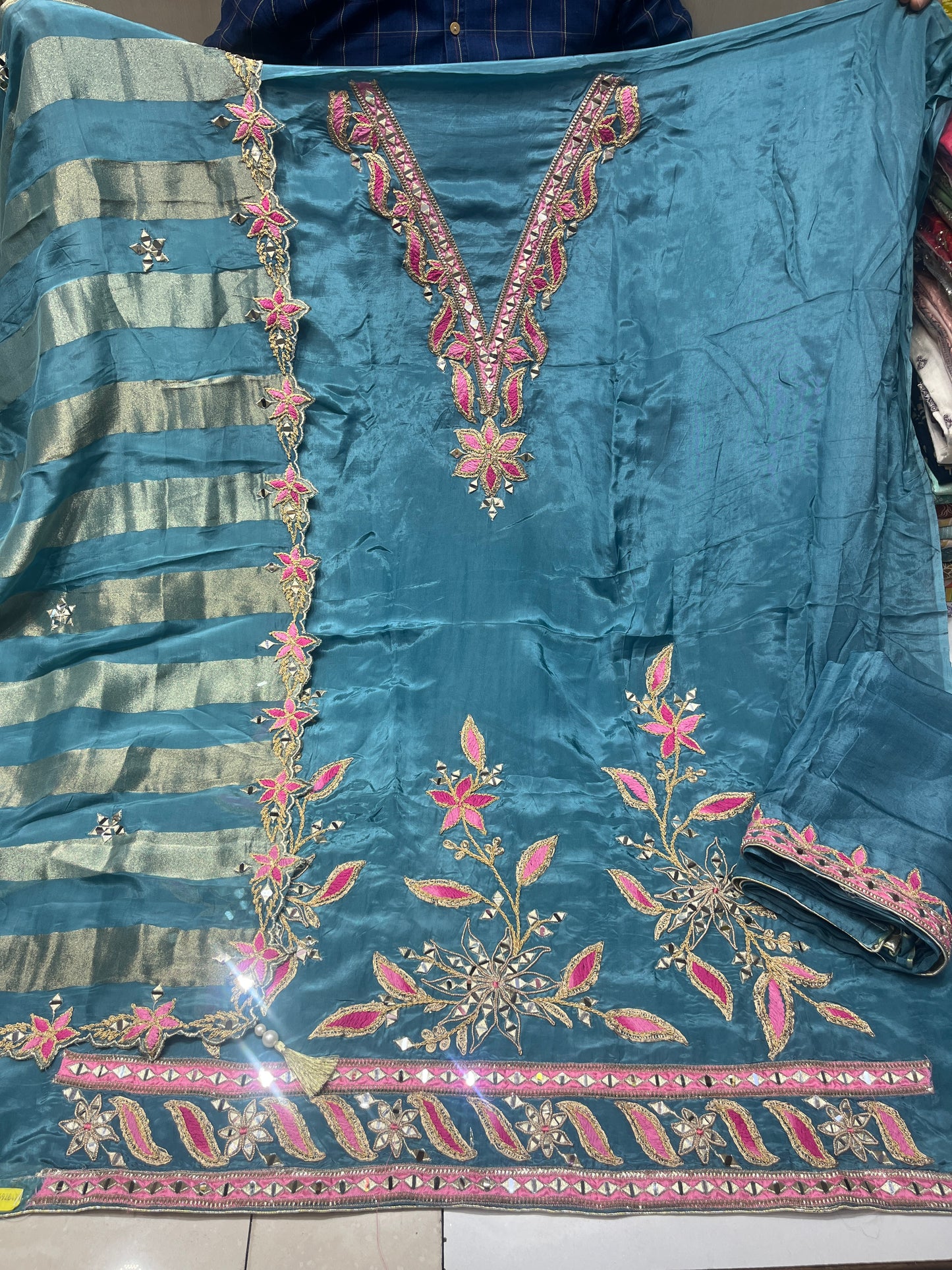 Mirror Salwar work