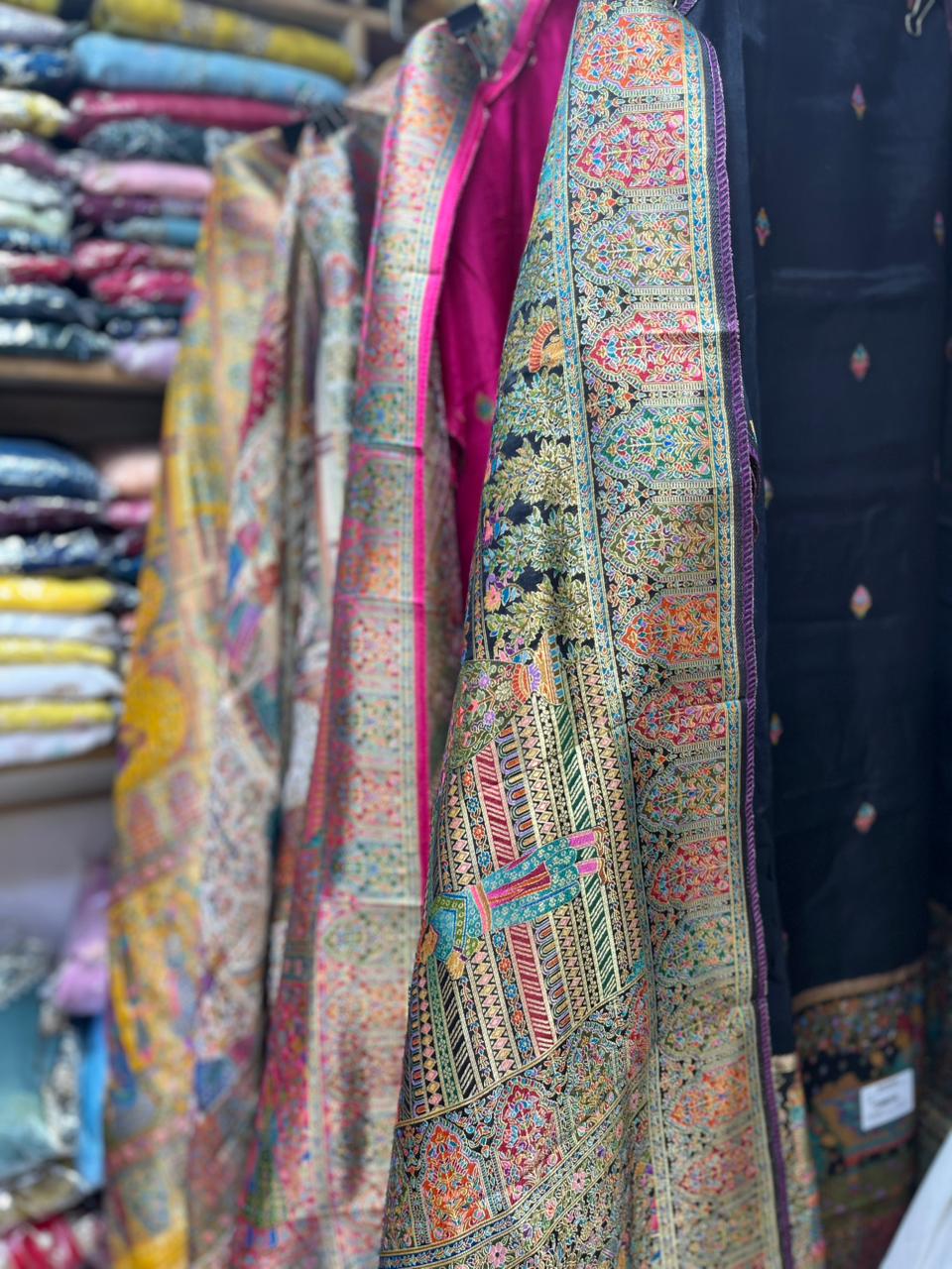 Pure Silk Position Prints Suits