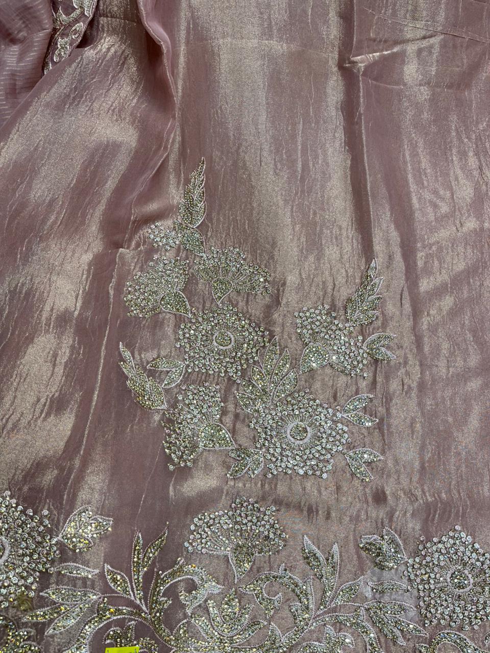 Crushed Shimmer Unstitched Suits