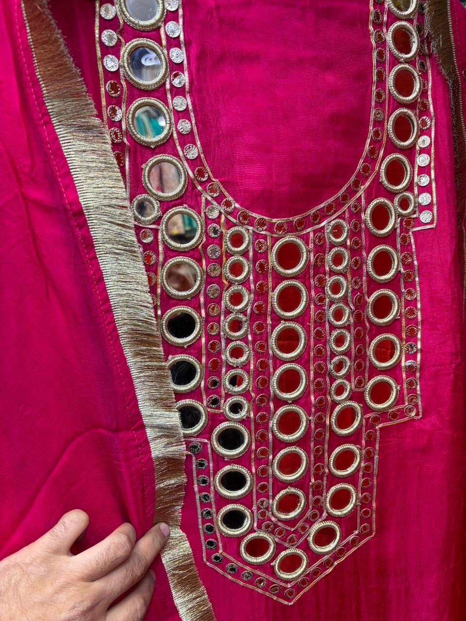 Opada Mirror Work Designer suit