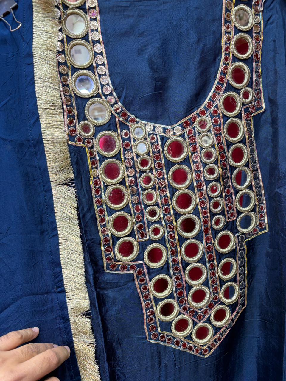 Opada Mirror Work Designer suit