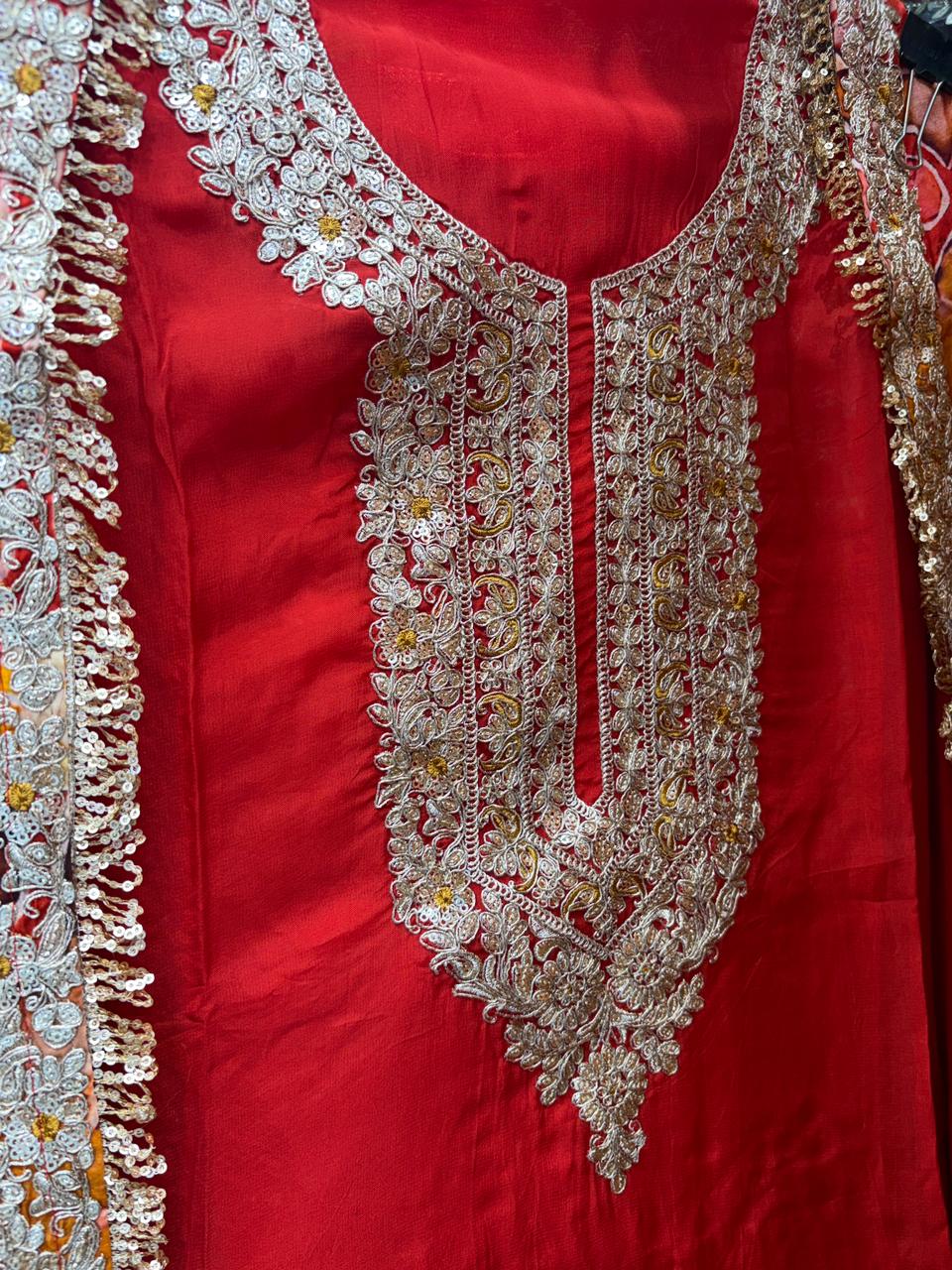 Designer Inspired Beautiful Organza Suit