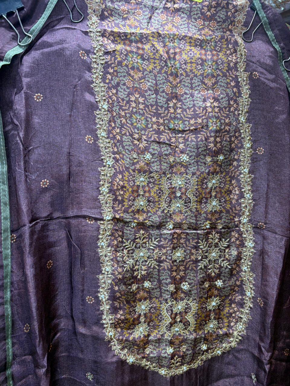 Opada Silk Beautiful Floral Suit