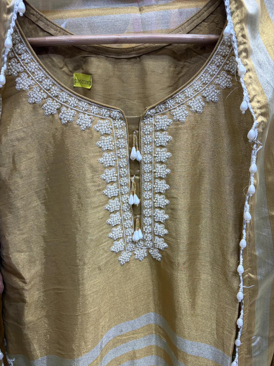 Pearl & Nalki Work Readymade Shimmer Pant