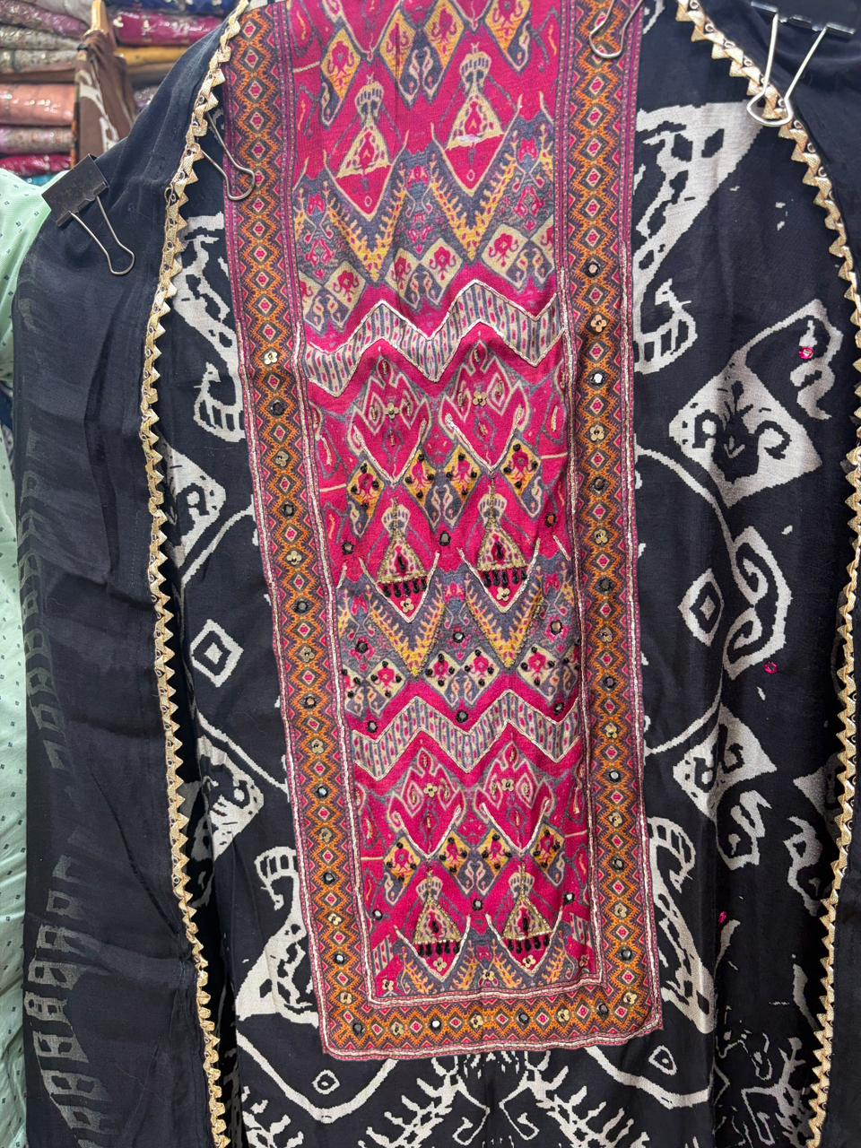 Patola Print Muslin Digital Suits