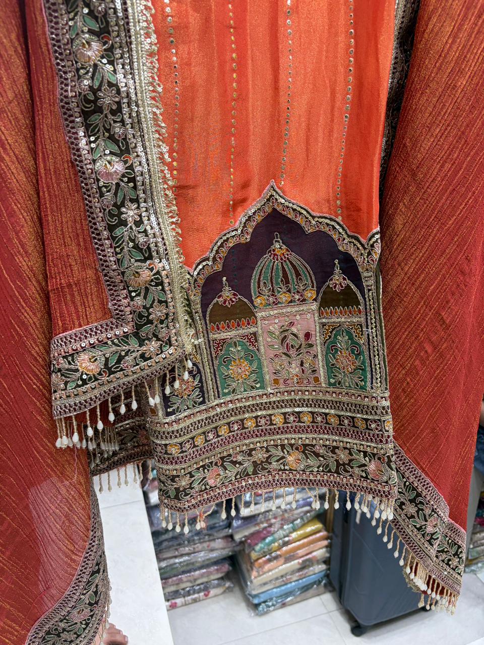 Shimmer Silk Rajwada Embroidery New Edition - Potli Suits