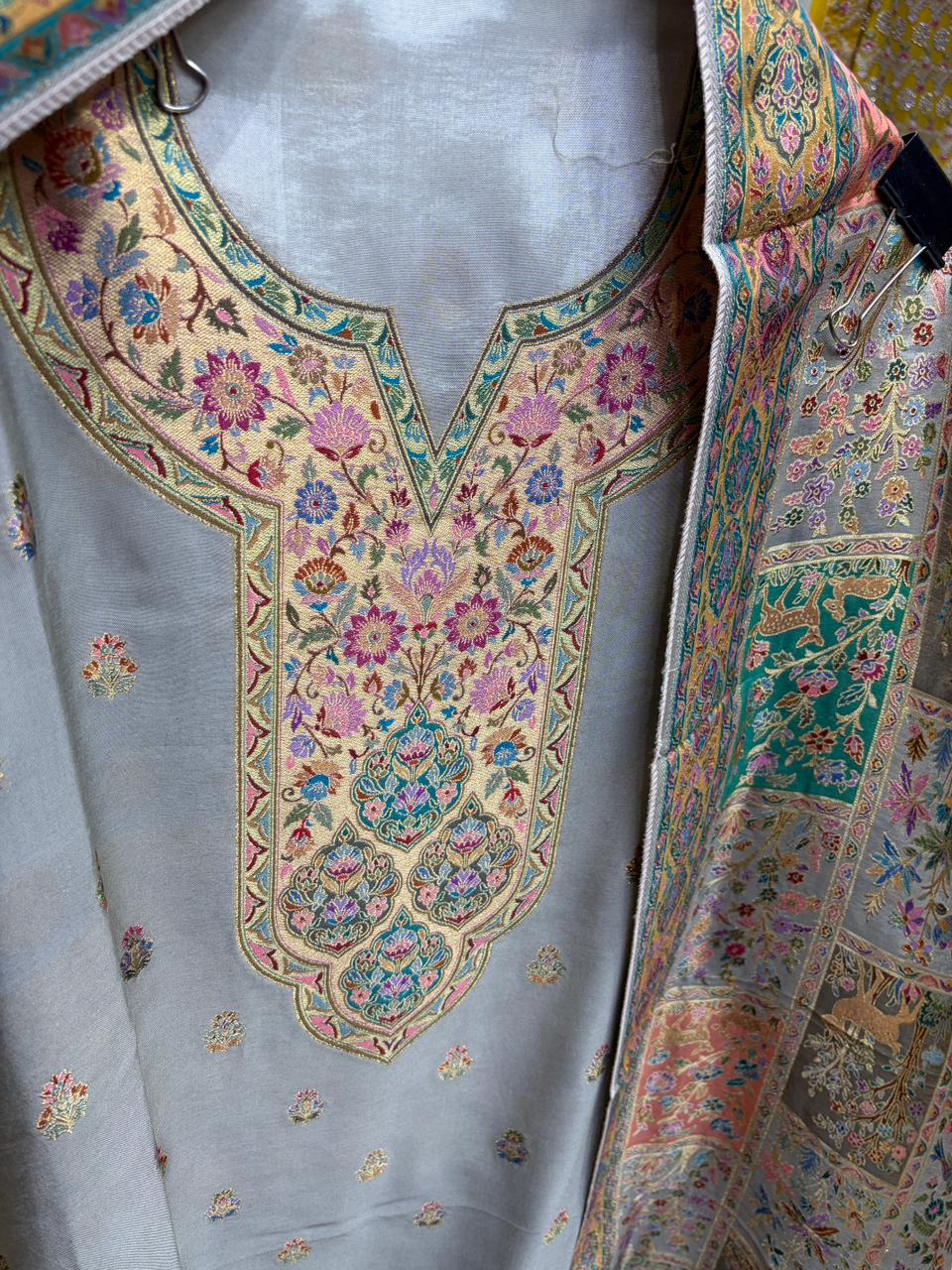 Silk Jacquard Weave Position Print Summer Edition -1