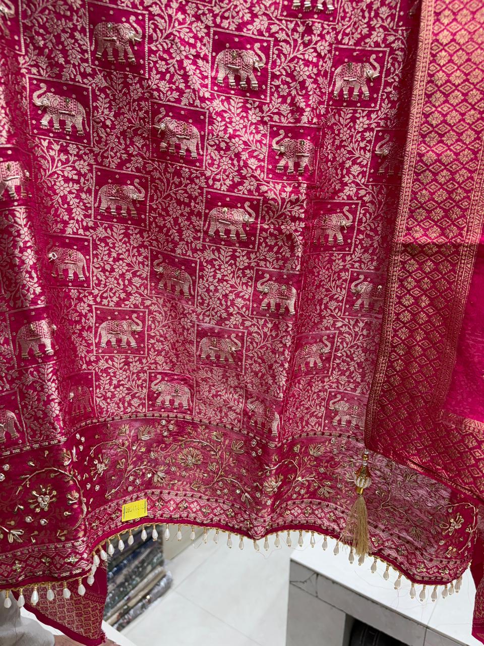 Kimkhab Banarsi Edition - Hand work Dabka Zardoji