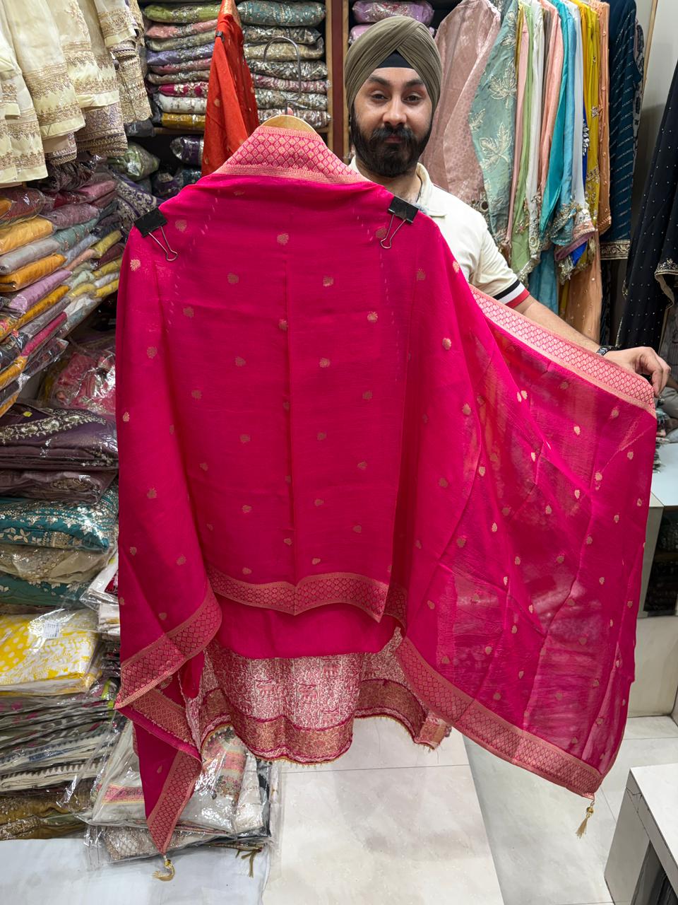 Kimkhab Banarsi Edition - Hand work Dabka Zardoji