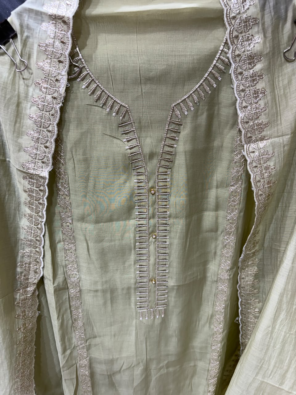 Mul Chanderi Tilla Work Desinger Suit