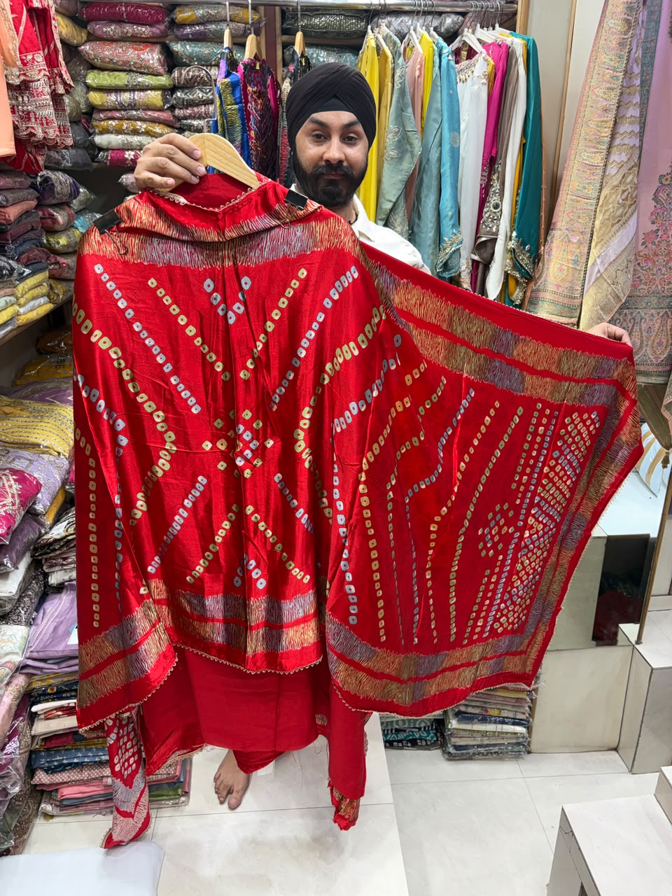 Gajji Bhandhni & Tiger Print Mirror Work - Edition no 21