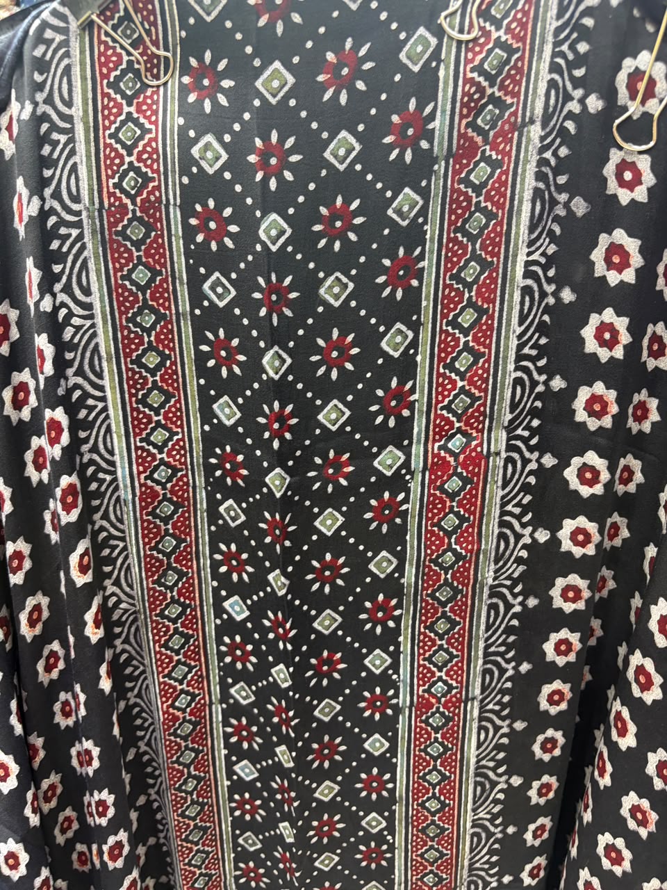 Pure Ajrakh Modal Silk Block Print Suit