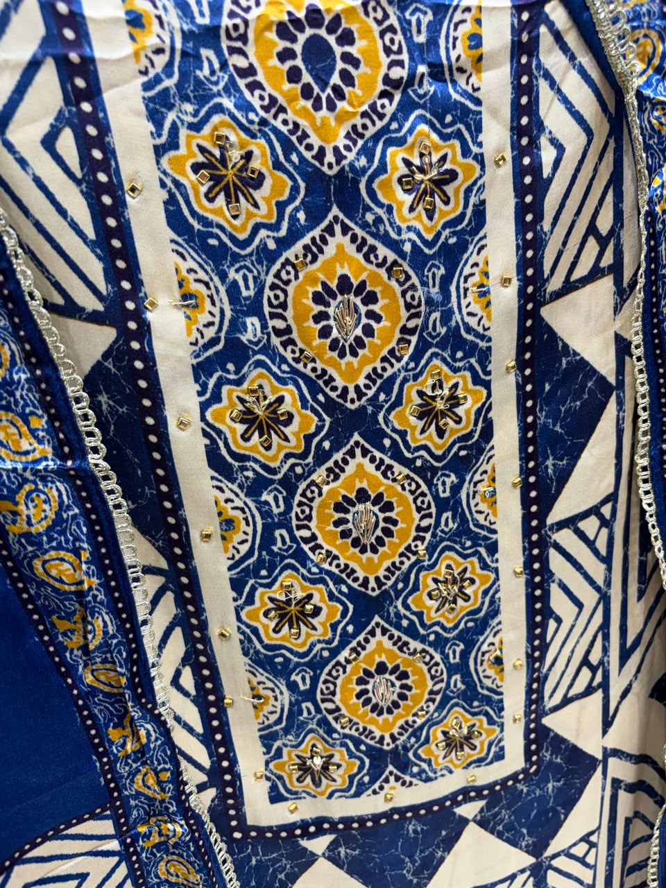 Gajji Silk Kalamkari Print Langdi Patta New Edition 22