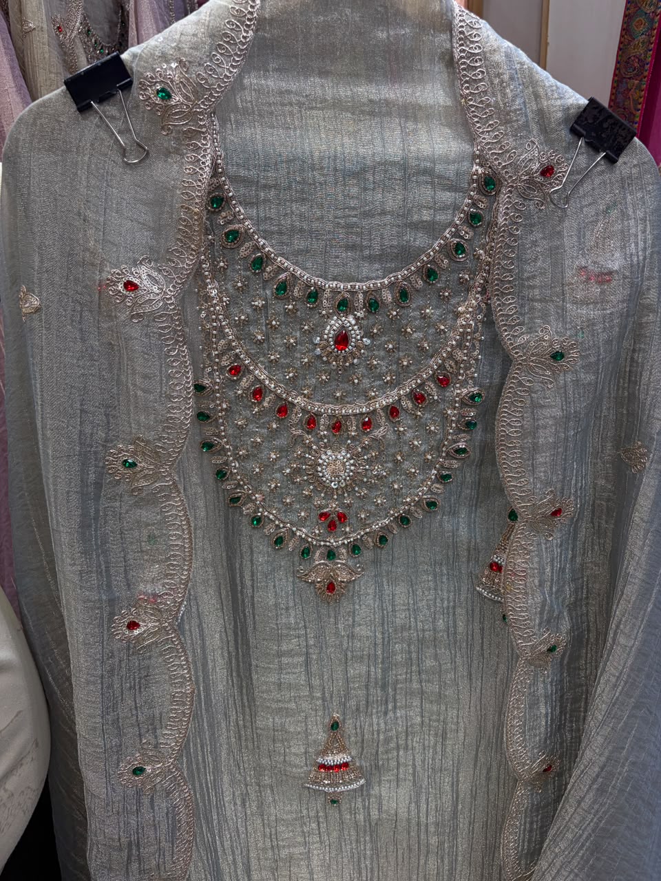 Pearl & Jewel Embellished Luxury Suits