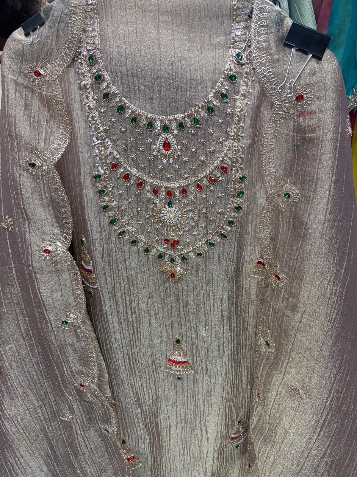 Pearl & Jewel Embellished Luxury Suits