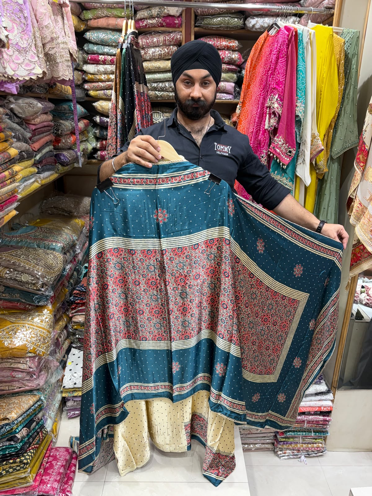 Gajji Silk Bhandhej Dupatta  - Edition no 28