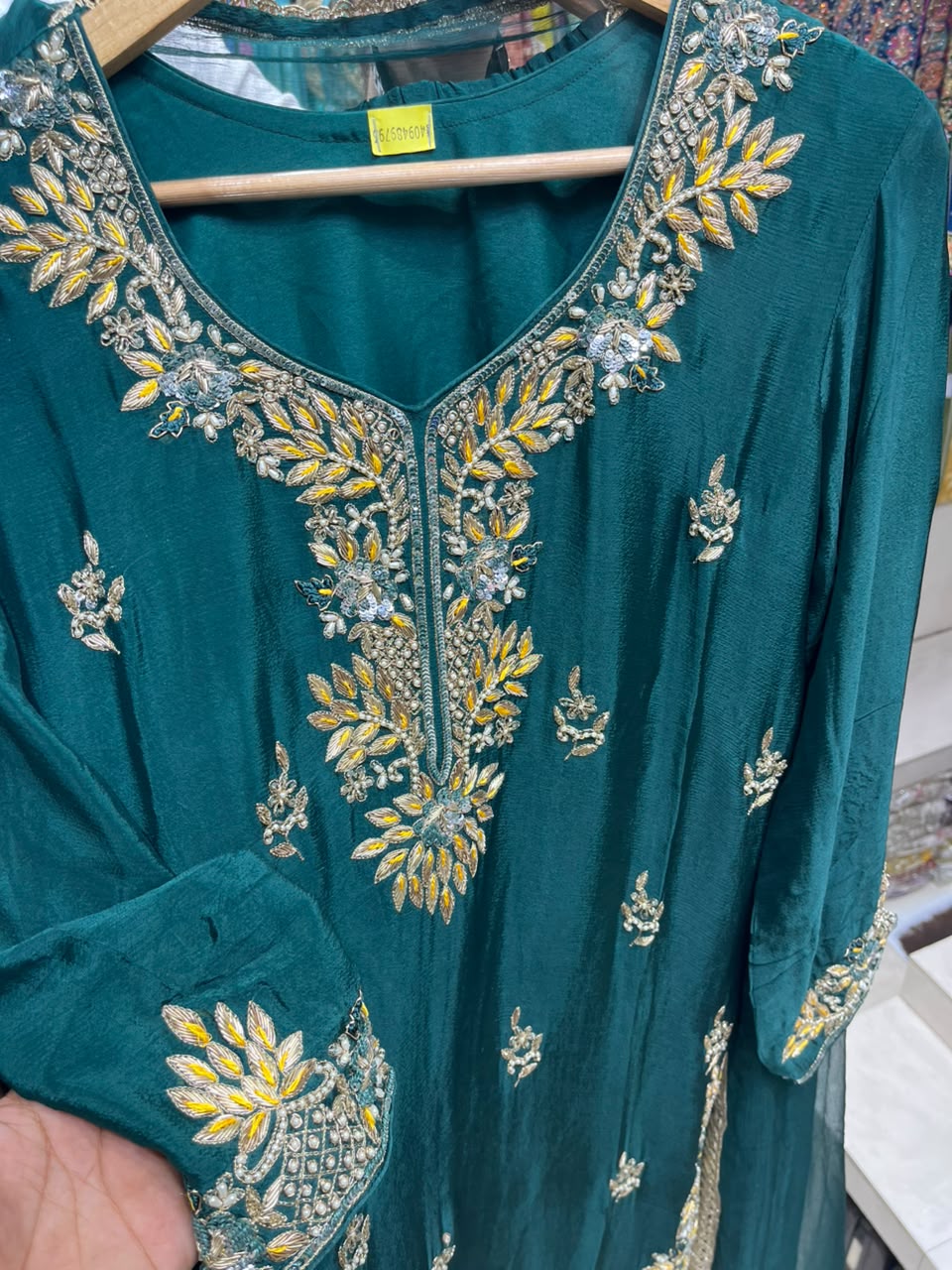 Luxuries Chinnon Dabka Plazo Suit