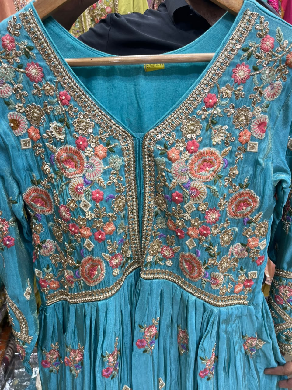 New Lucknowi Anarkali Dress