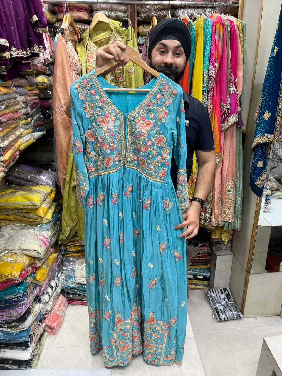 New Lucknowi Anarkali Dress