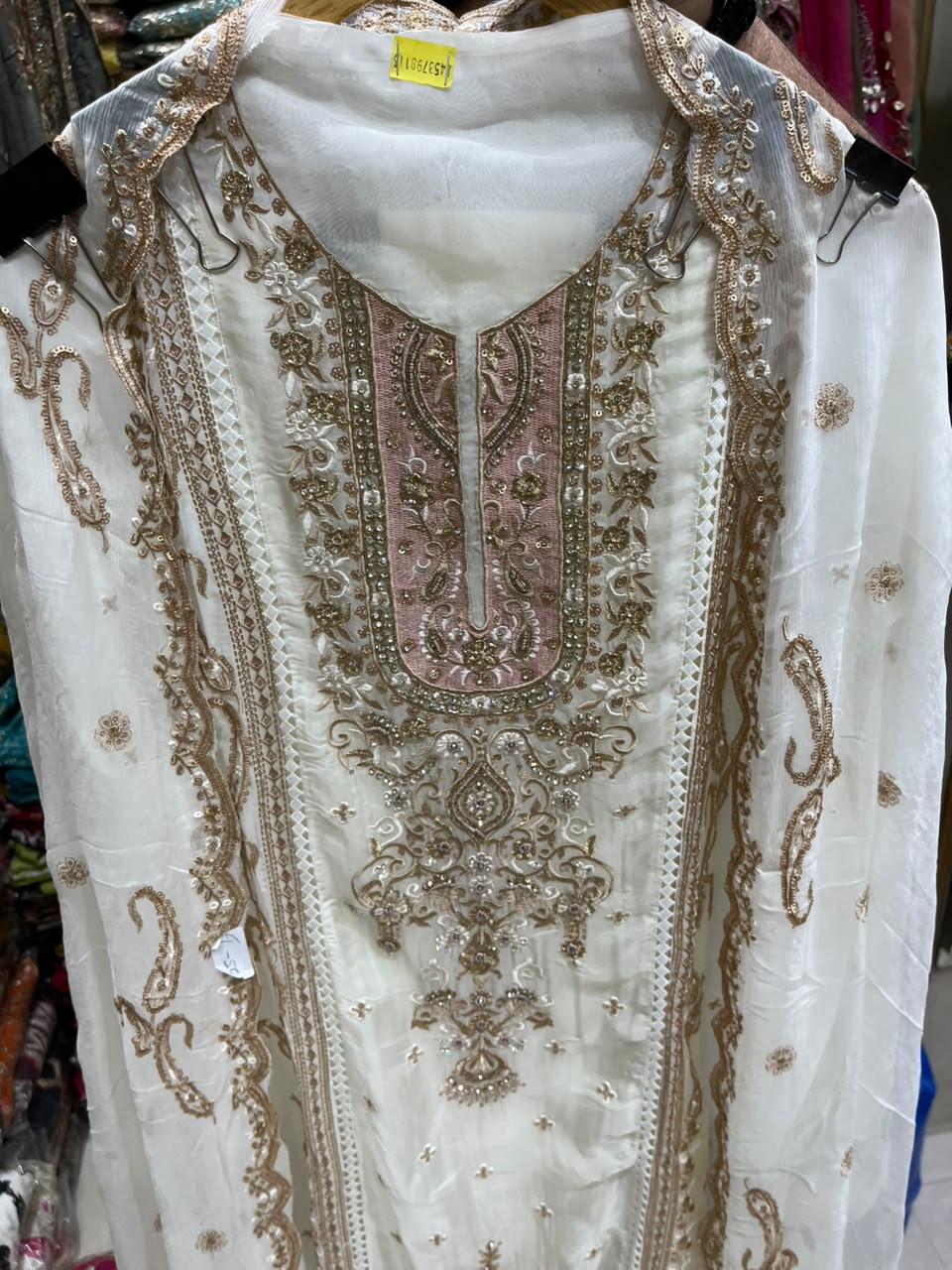 New Pakistani Style Organza Salwar Work Suit