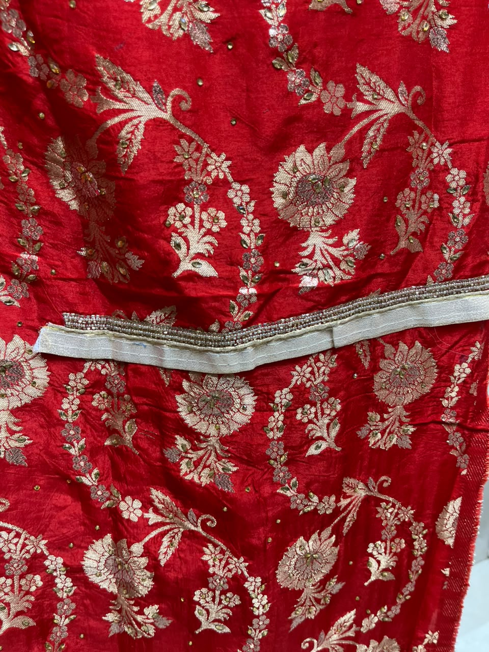 Banarasi Silk Heavy Dabka Bridal Suit - profoundly luxurious
