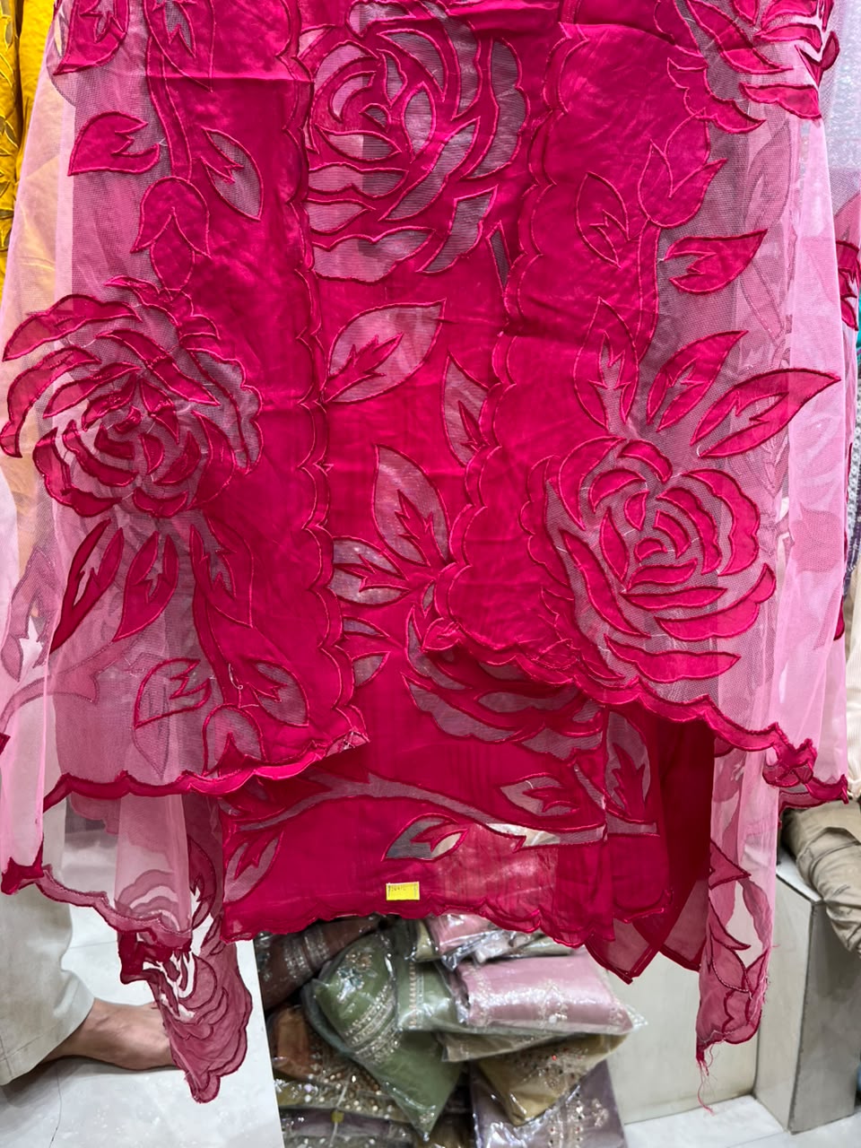 Luxury Organza Applique Designer Suit - Edition no 3