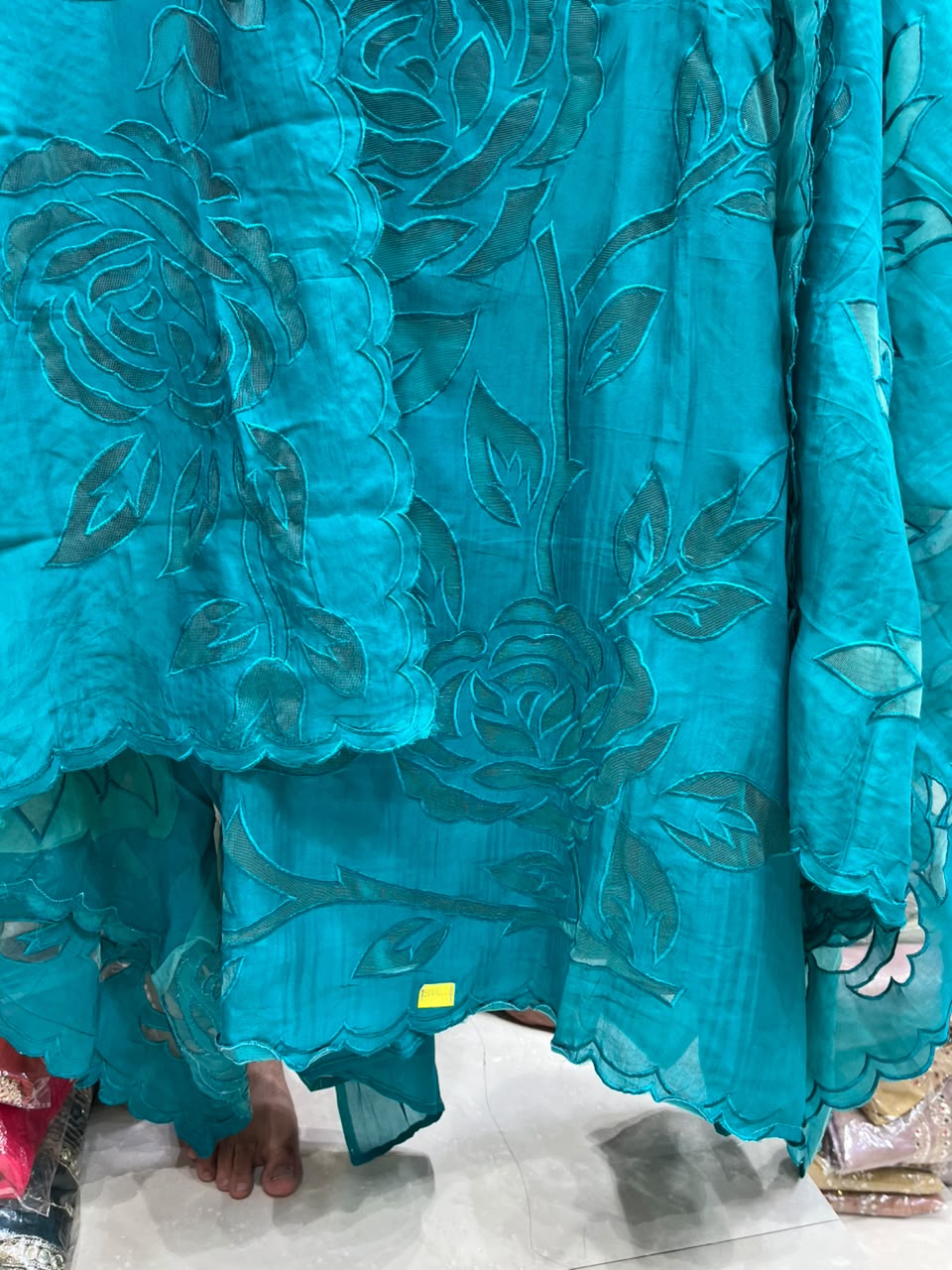 Luxury Organza Applique Designer Suit - Edition no 3