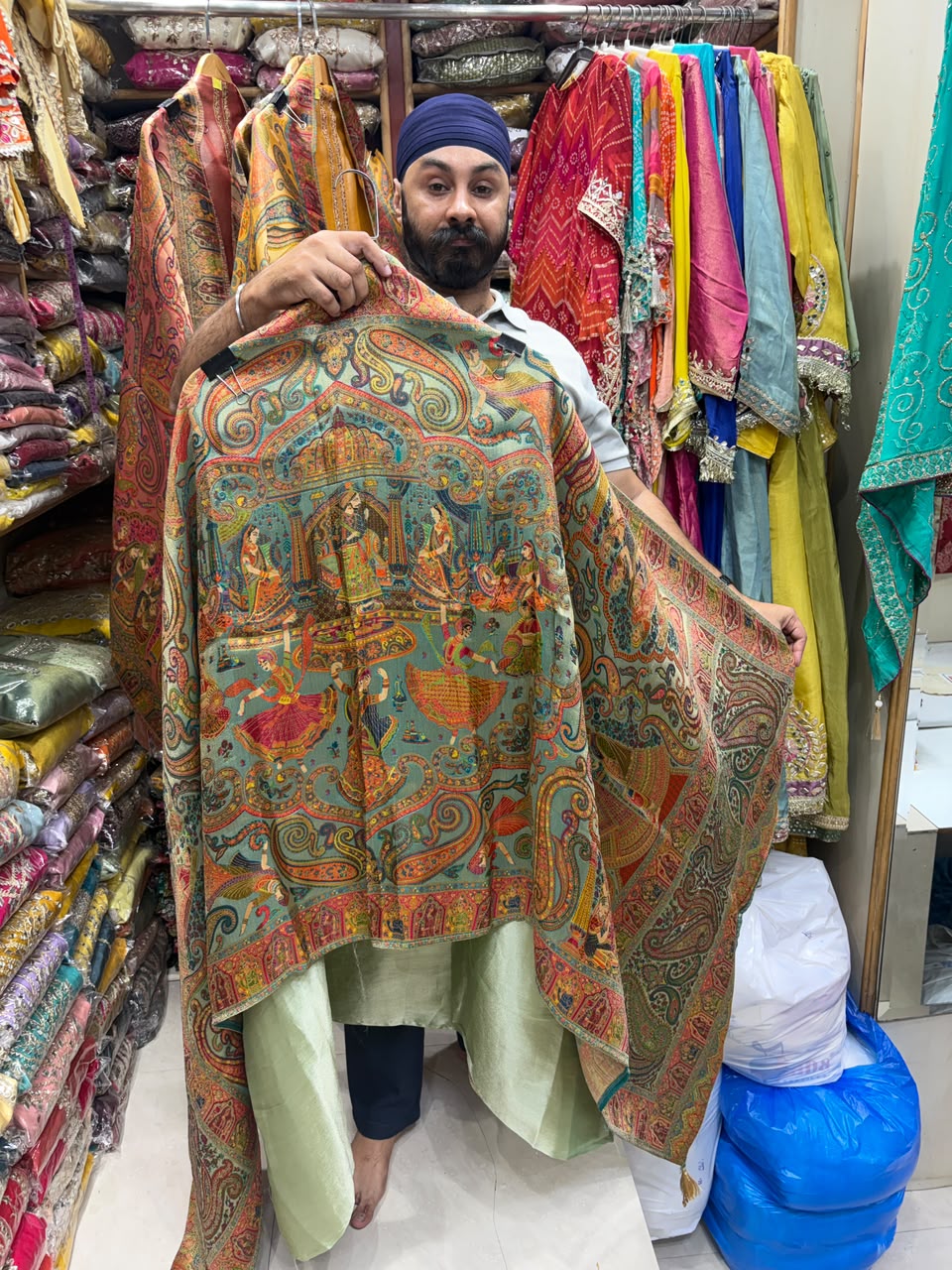 Premium Ziraffe Moon Light Raj Darbar Dupatta - Edition no 2