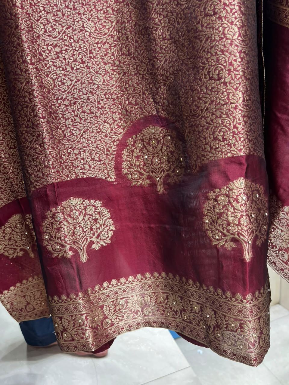 Premuim Kanjiwaram Heavy Elegant Dabka Neck - Edition no 4