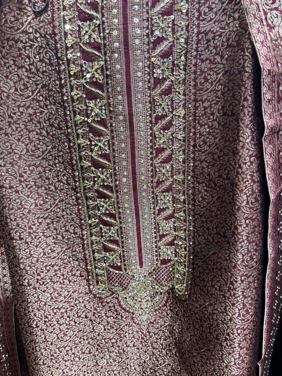 Premuim Kanjiwaram Heavy Elegant Dabka Neck - Edition no 4