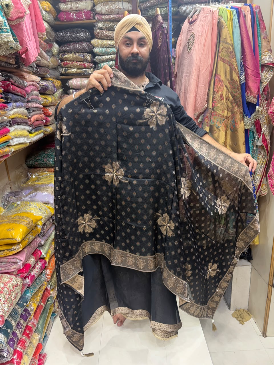 Premium Kanjiwaram Silk Dabka Work - Edition no 6