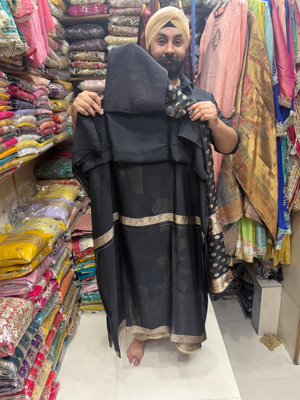 Premium Kanjiwaram Silk Dabka Work - Edition no 6