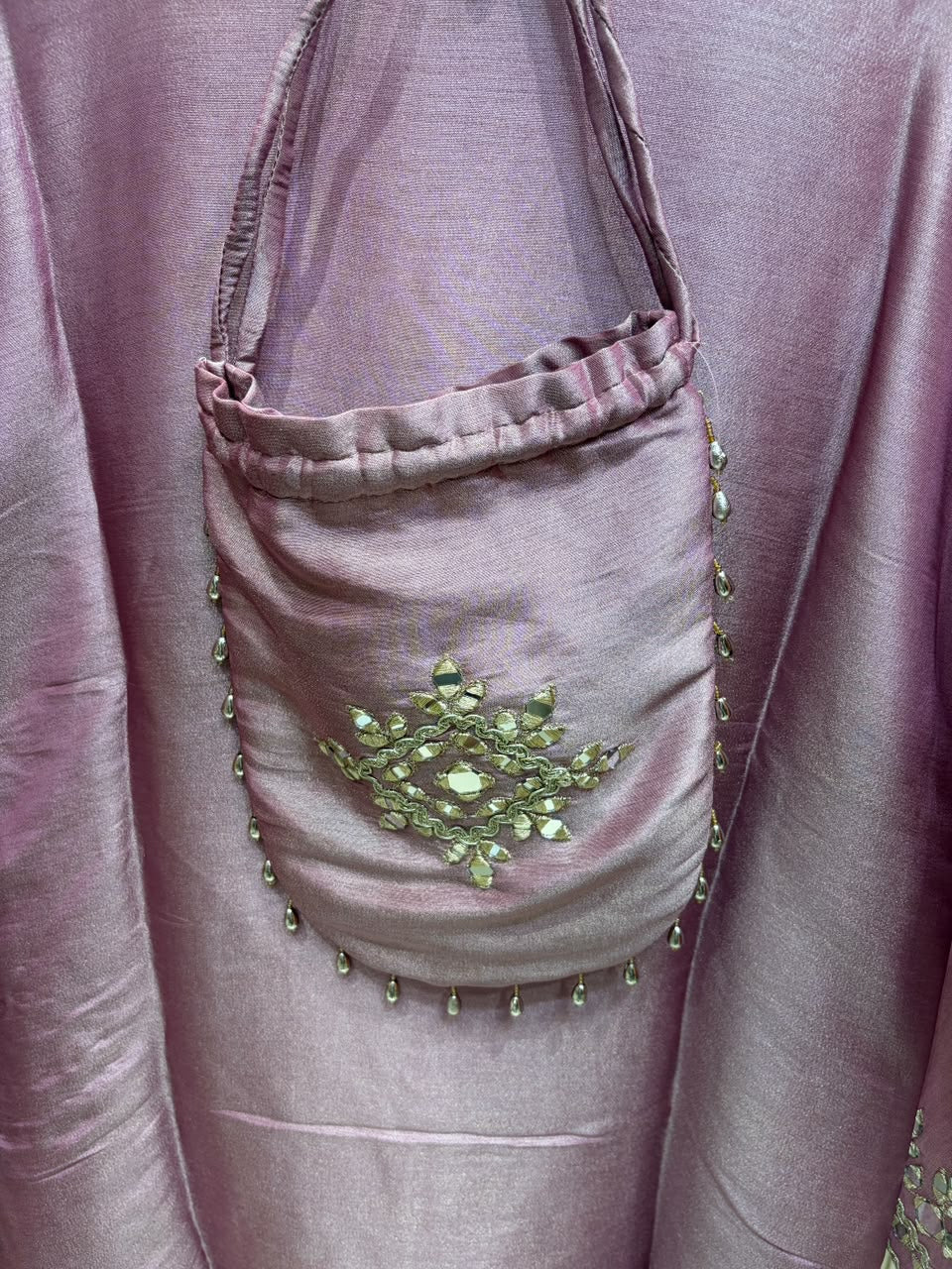 Mirror Work Side Slit Dress Edition 2