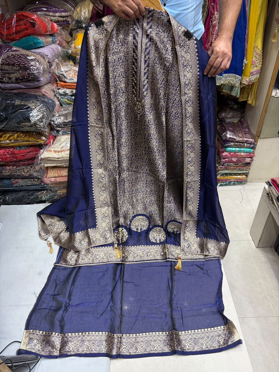 Premium Kanjivaram Heavy Elegant Dabka Edition no 2