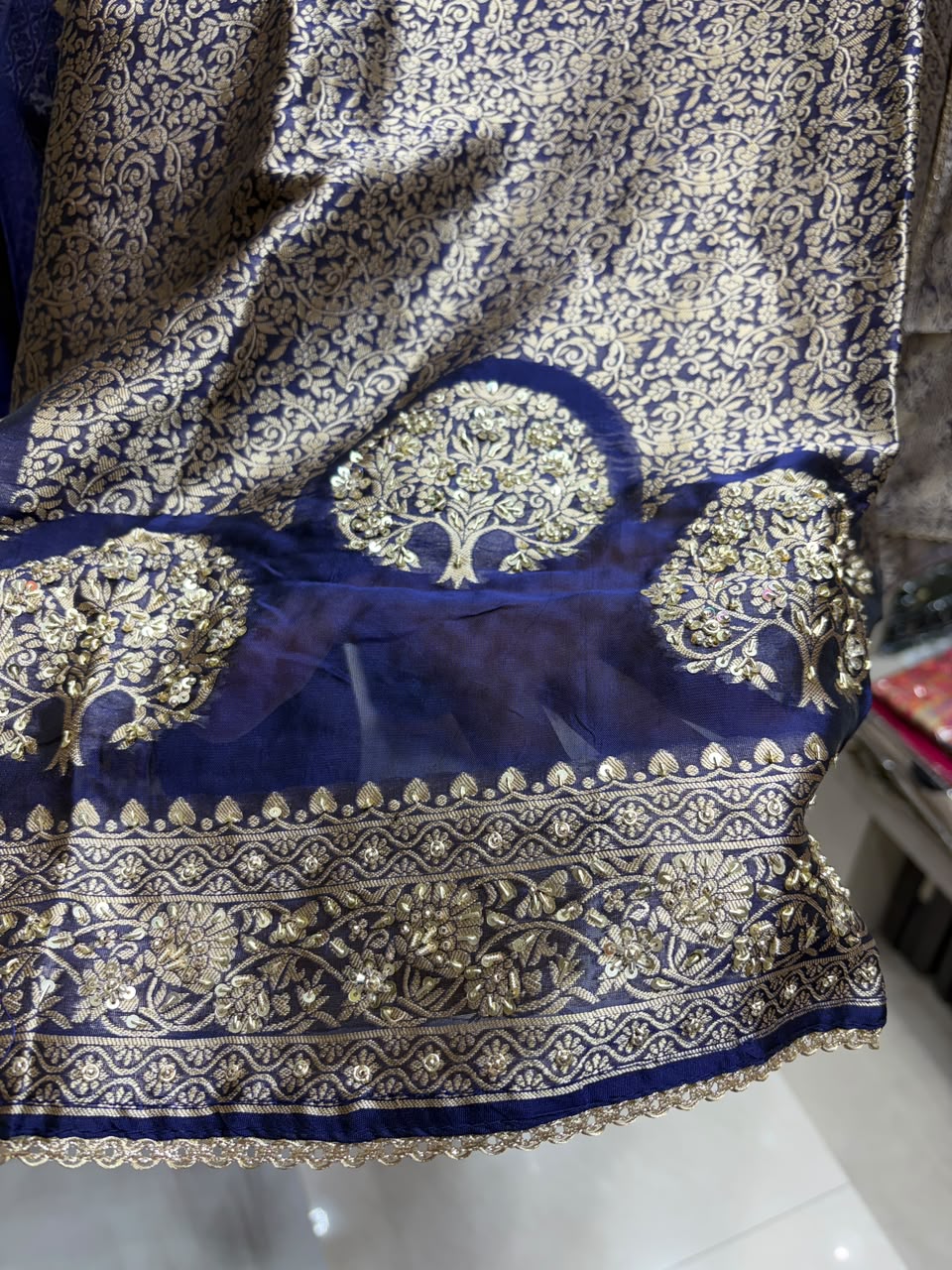 Premium Kanjivaram Heavy Elegant Dabka Edition no 2