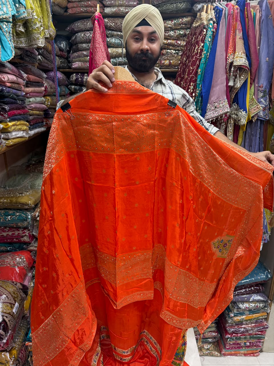 Kanjivaram Silk Heavy Mirror Neck - New Edition 3