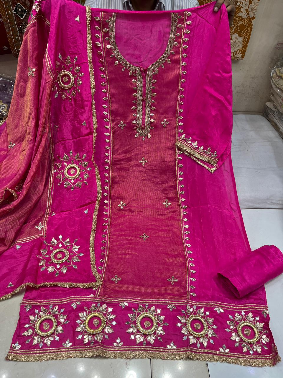 Beautiful Gotta Patti Bangle Suits