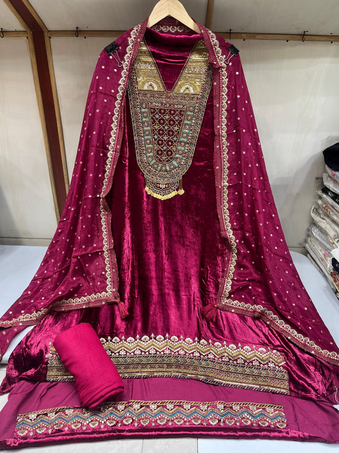 Velvet Designer Dupatta
