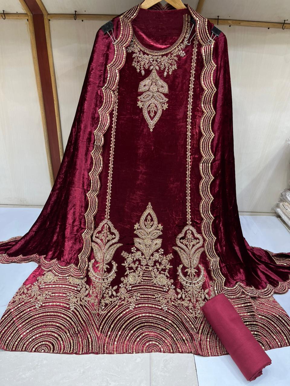 A line Velvet Suits