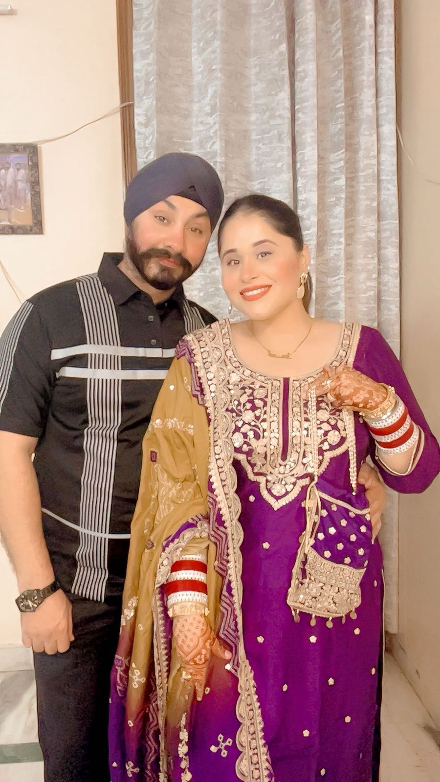 Pure Dola Silk with Bandhni Dupatta with Potli