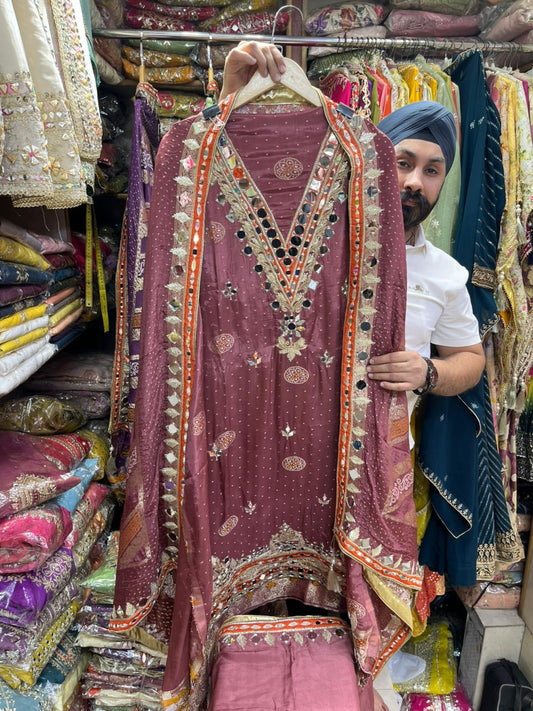 Pure Gaji Silk Mirror Suits